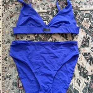 Elegant Blue Bikini Set for Women